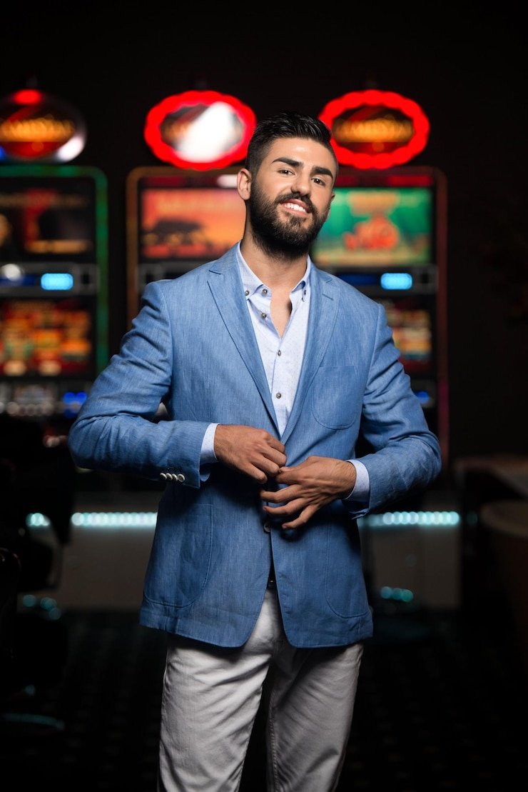Antarmuka platform bom judi menampilkan kategori permainan slot, casino langsung, dan sportsbook